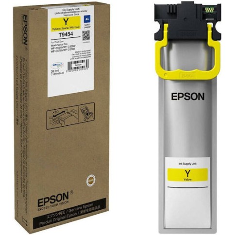 Epson T9454XL Γνήσιο Μελάνι Εκτυπωτή InkJet Κίτρινο (C13T945440)