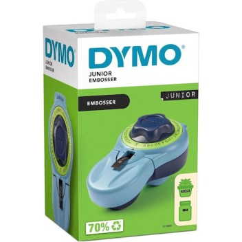 Dymo Embosser Junior Μηχανικός Ετικετογράφος Χειρός σε Μπλε Χρώμα