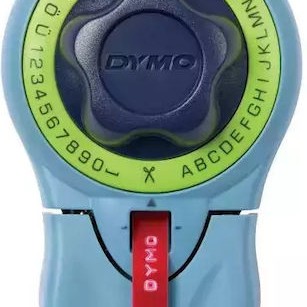 Dymo Embosser Junior Μηχανικός Ετικετογράφος Χειρός σε Μπλε Χρώμα