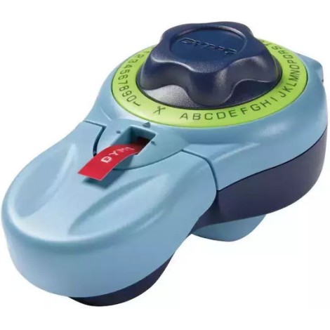 Dymo Embosser Junior Μηχανικός Ετικετογράφος Χειρός σε Μπλε Χρώμα