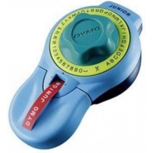 Dymo Embosser Junior Μηχανικός Ετικετογράφος Χειρός σε Μπλε Χρώμα