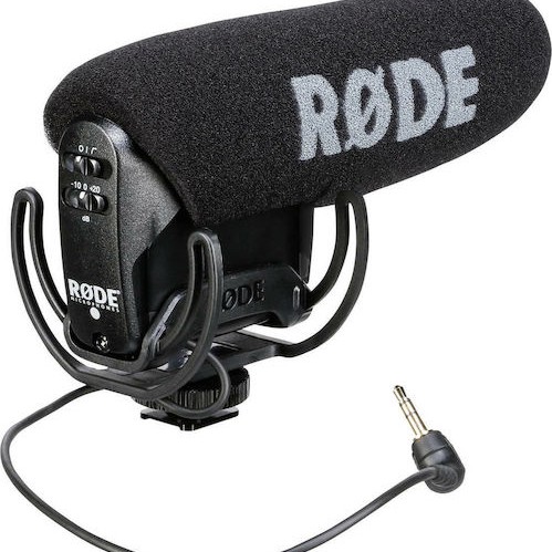 Rode VideoMic Pro Rycote Πυκνωτικό Μικρόφωνο 3.5mm Shock Mounted για Κάμερα