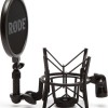 Rode SM-6 Υποδοχή Μικροφώνου Αντικραδασμική Βάση με Pop Filter