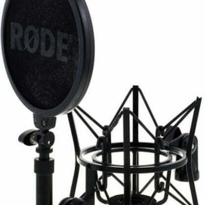 Rode SM-6 Υποδοχή Μικροφώνου Αντικραδασμική Βάση με Pop Filter