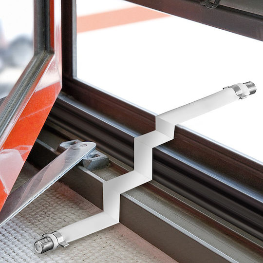 Goobay SAT Window Feed-Through Flat