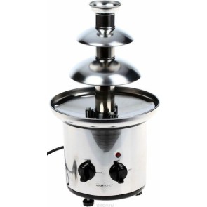 Clatronic SKB 3248 Συντριβάνι Σοκολάτας με 3 Επίπεδα 500gr Ασημί