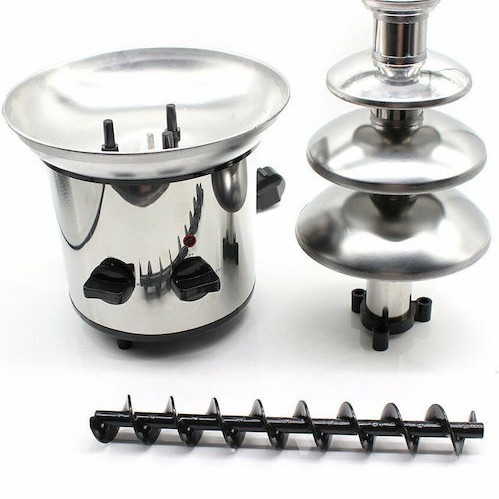 Clatronic SKB 3248 Συντριβάνι Σοκολάτας με 3 Επίπεδα 500gr Ασημί