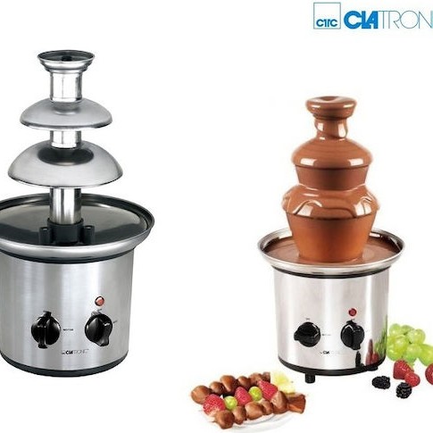 Clatronic SKB 3248 Συντριβάνι Σοκολάτας με 3 Επίπεδα 500gr Ασημί