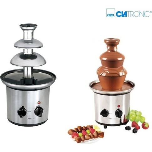 Clatronic SKB 3248 Συντριβάνι Σοκολάτας με 3 Επίπεδα 500gr Ασημί