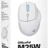 Sharkoon OfficePal M25W Ασύρματο Ποντίκι Λευκό
