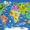 Παιδικό Puzzle Animal World Map για 4+ Ετών 30pcs Ravensburger