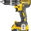 Dewalt Σετ Γωνιακός Τροχός & Κρουστικό Δραπανοκατσάβιδο Brushless 18V με 2 Μπαταρίες 5Ah και Θήκη