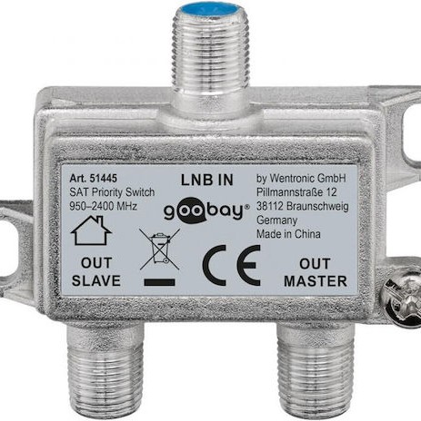 Goobay F-Connector female - F-Connector female (51445)