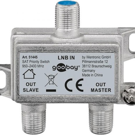 Goobay F-Connector female - F-Connector female (51445)