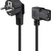 Goobay Schuko - IEC C15 Cable 1.5m Μαύρο 96042