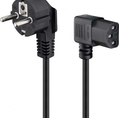 Goobay Schuko - IEC C15 Cable 1.5m Μαύρο 96042