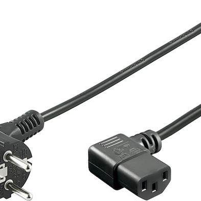 Goobay Schuko - IEC C15 Cable 1.5m Μαύρο 96042