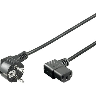 Goobay Schuko - IEC C15 Cable 1.5m Μαύρο 96042