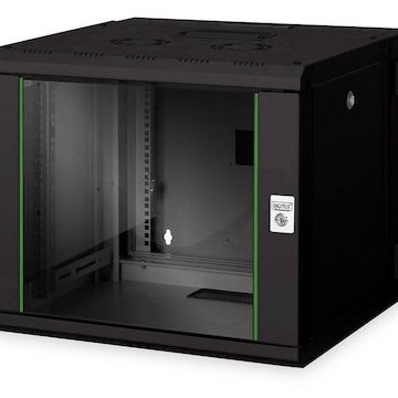 Digitus Professional Unique Επιτοίχια Καμπίνα Rack 9U 50.9x60x60cm Μαύρο DN-19 09-U-3-SW