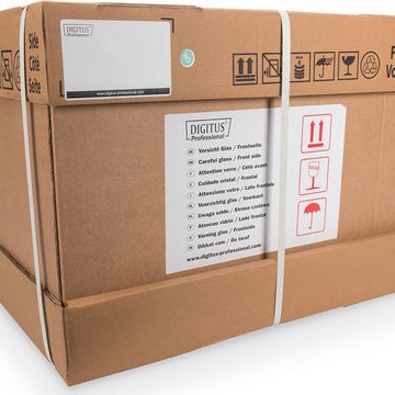 Digitus Επιτοίχια Καμπίνα Rack 7U 60x60x60cm Μαύρο DN-19 07U-6/6-SW