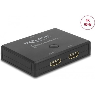 DeLock 18749 UHD Bi-Direction 3 είσοδοι HDMI Switch