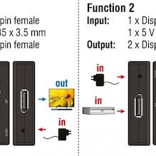 DeLock DisplayPort 2-1 Switch Bidirectional 4K 60Hz