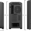 Be Quiet Silent Base 601 Window Midi Tower Κουτί Υπολογιστή Μαύρο