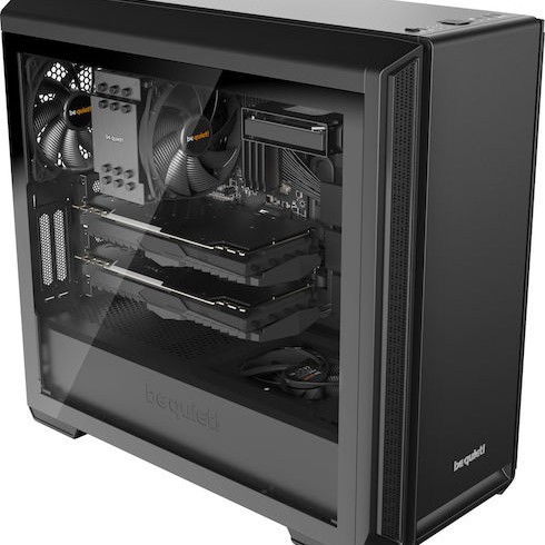 Be Quiet Silent Base 601 Window Midi Tower Κουτί Υπολογιστή Μαύρο