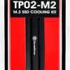 Silverstone TP02-M2 Ψύξη Μ.2 SSD Μαύρο