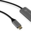 Icy Box HDMI 1.3 Cable HDMI male - USB-C male 1.8m Μαύρο