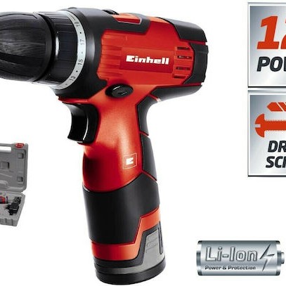 Einhell TH-CD 12-2Li Δραπανοκατσάβιδο Μπαταρίας 12V 1x1.3Ah