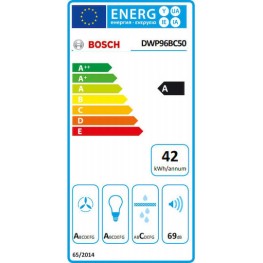 Bosch Απορροφητήρας Καμινάδα 90cm Inox