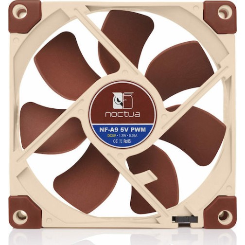 Noctua NF-A9 5V Case Fan 92mm με Σύνδεση 4-Pin PWM Καφέ