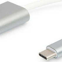 Digitus Μετατροπέας USB-C male σε HDMI female Λευκό (DA-70836)