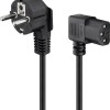 Goobay Schuko - IEC C13 Cable 2m Μαύρο 50080