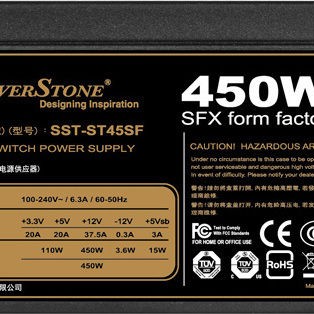 Silverstone ST45SF v3.0 450W Μαύρο Τροφοδοτικό Υπολογιστή Full Wired 80 Plus Bronze