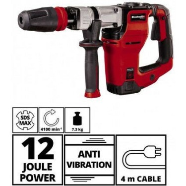 Einhell TE-DH 12 Κρουστικό Σκαπτικό Πιστολέτο Ρεύματος 1050W με Υποδοχή SDS Max