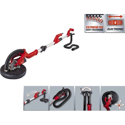 Einhell Τηλεσκοπικό Τριβείο Γυψοσανίδας 600W με Δυνατότητα Αναρρόφησης Σκόνης