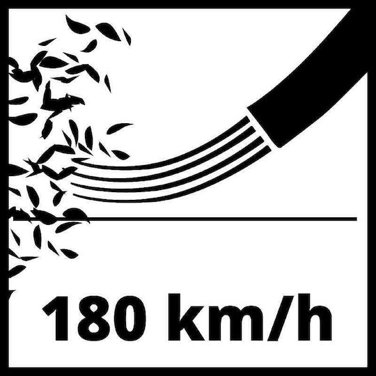 Einhell TC-CB 18/180 Li Solo Φυσητήρας Χειρός Μπαταρίας 18V Solo με Ρύθμιση Έντασης & Μέγιστη Ταχύτητα Αέρα 180km/h