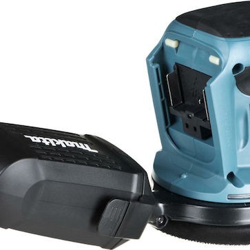 Makita Έκκεντρο Τριβείο 125mm Μπαταρίας 18V Solo με Ρύθμιση Ταχύτητας και με Σύστημα Αναρρόφησης