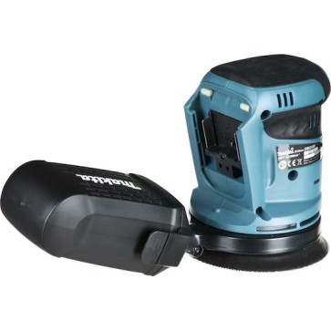 Makita Έκκεντρο Τριβείο 125mm Μπαταρίας 18V Solo με Ρύθμιση Ταχύτητας και με Σύστημα Αναρρόφησης