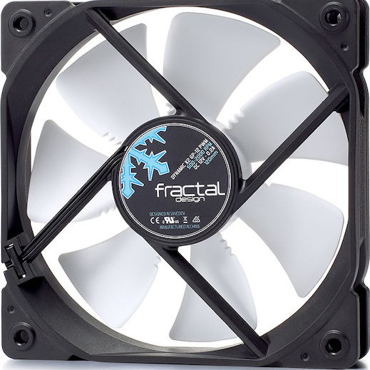 Fractal Design Dynamic X2 GP-12 Case Fan 120mm με Σύνδεση 4-Pin PWM Λευκό