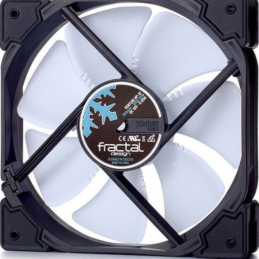 Fractal Design Venturi HF-12 Case Fan 120mm με Σύνδεση 4-Pin PWM Λευκό