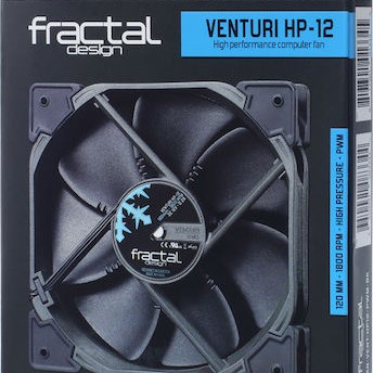 Fractal Design Venturi HF-12 Case Fan 120mm με Σύνδεση 4-Pin PWM Λευκό