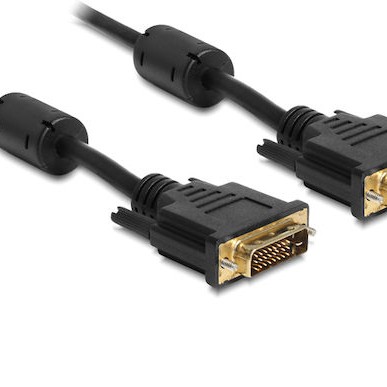 DeLock DVI Cable DVI-D male - DVI-D male 1m (83189)