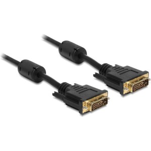 DeLock DVI Cable DVI-D male - DVI-D male 1m (83189)