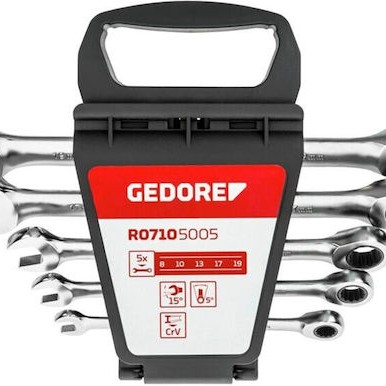 Gedore Σετ Γερμανοπολύγωνα με Mέγεθος από 8mm έως 19mm 5τμχ