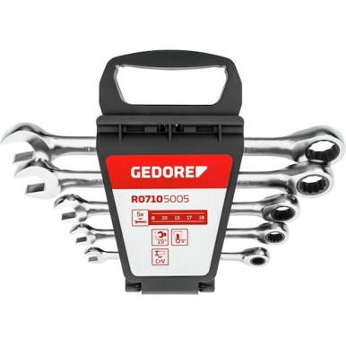 Gedore Σετ Γερμανοπολύγωνα με Mέγεθος από 8mm έως 19mm 5τμχ