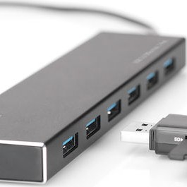 Digitus USB 3.0 Hub 7 Θυρών με σύνδεση USB-A