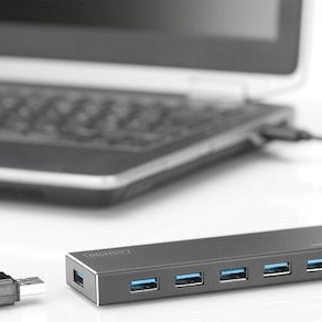 Digitus USB 3.0 Hub 7 Θυρών με σύνδεση USB-A